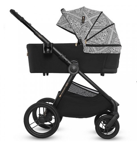 Kinderkraft Nea 2 - wózek wielofunkcyjny, zestaw 2w1 z opcją 3w1, 4w1 | Bizuu Lunar Black